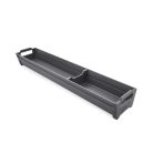 Evőeszköztartó antracit 100x470x65mm