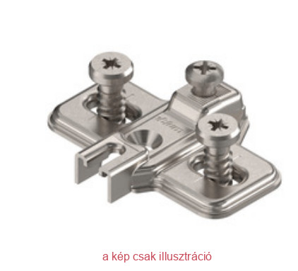 BLUM MODUL kivetőpánt szerelőtalp eurocsavarral