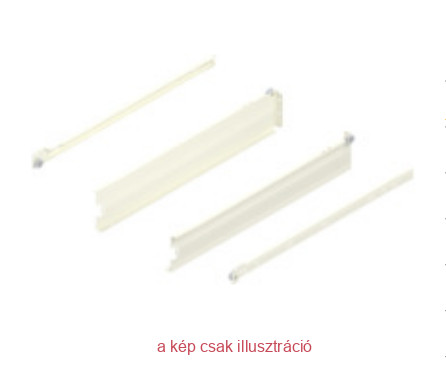 BLUM Metabox fémoldalas fióksín 500mm fehér 320M5000C15