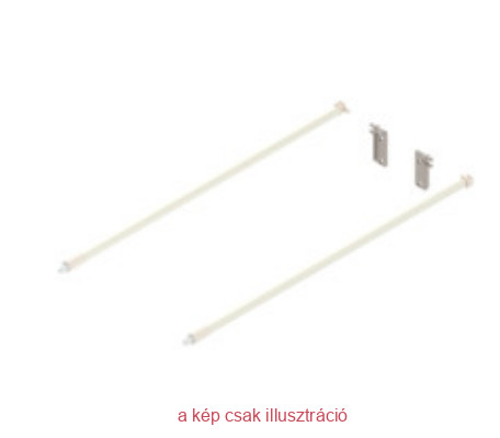 BLUM Metabox Reling Set hosszanti magasító korlát 450mm fehér
