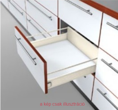 BLUM Metabox Reling Set hosszanti magasító korlát 500mm fehér