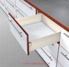 BLUM Metabox fémoldalas fióksín 400mm fehér 320M4000C15