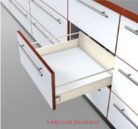 BLUM Metabox Reling Set hosszanti magasító korlát 400mm fehér