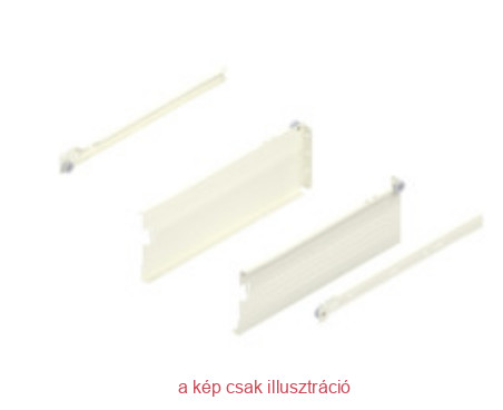 BLUM Metabox fémoldalas fióksín 400mm fehér 320K4000C15
